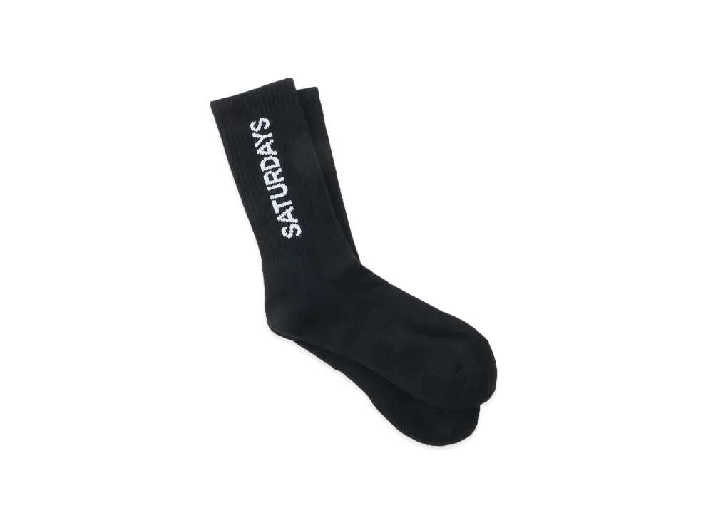 Saturdays NYC Logo Sock "Black"