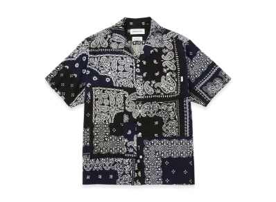 Saturdays NYC x MIYAGIHIDETAKA Bandana S/S Shirt "Navy"