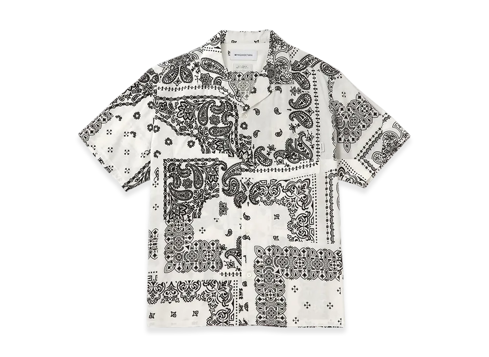 Saturdays NYC x MIYAGIHIDETAKA Bandana S/S Shirt "White"