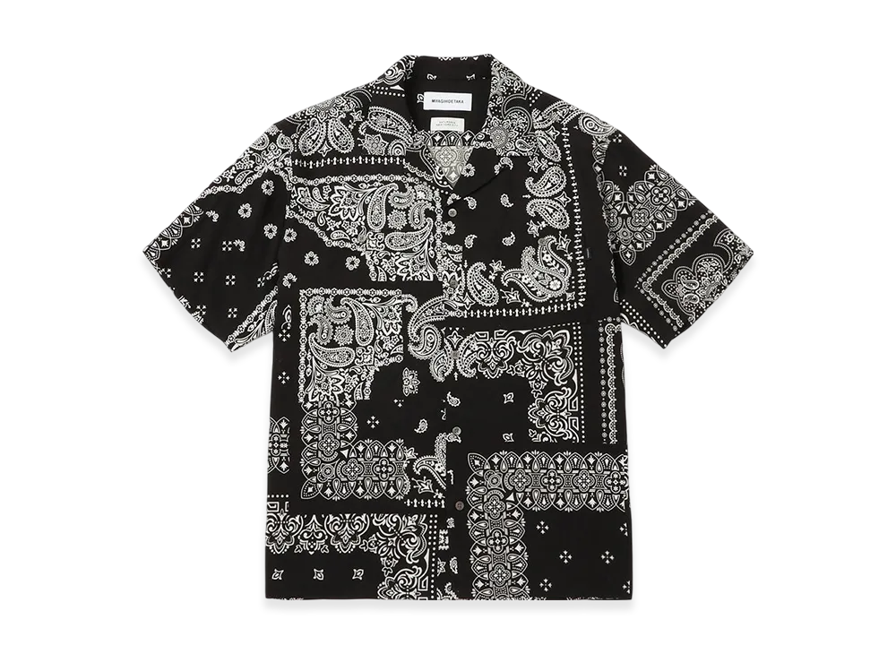 Saturdays NYC x MIYAGIHIDETAKA Bandana S/S Shirt "Black"