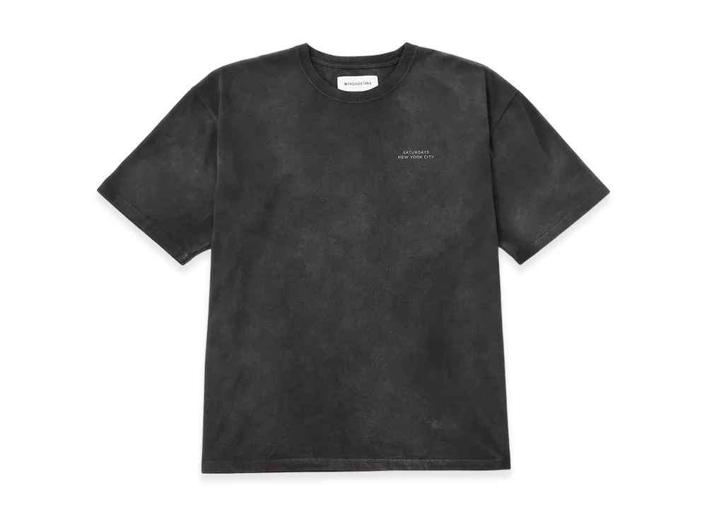 Saturdays NYC x MIYAGIHIDETAKA Bandana Slash T-Shirt "Black"