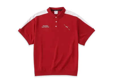 Saturdays NYC x PUMA Knit Polo "Red"