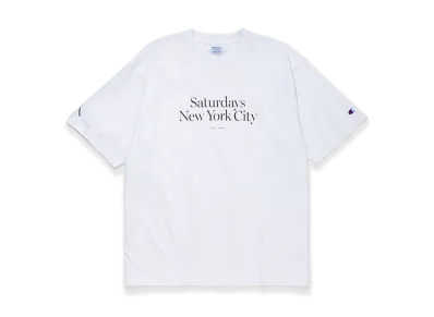 Saturdays NYC x V.A. x Champion Short Sleeve T-Shirt "White"