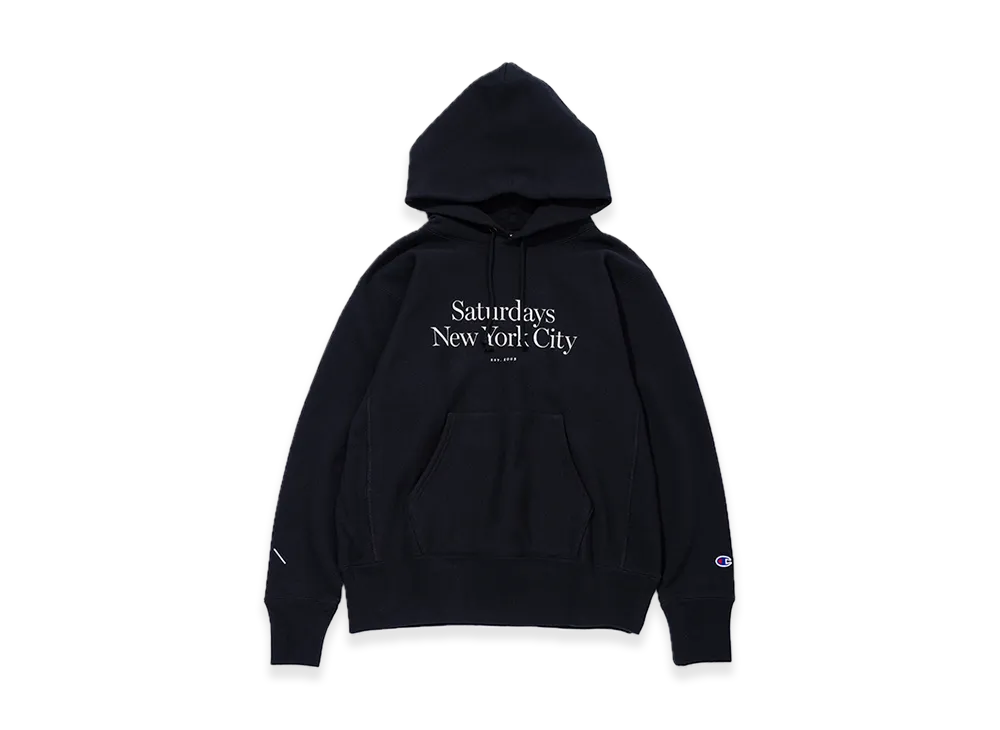 Saturdays NYC x V.A. x Champion Hoodie "Black"