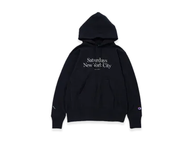 Saturdays NYC x V.A. x Champion Hoodie "Black"