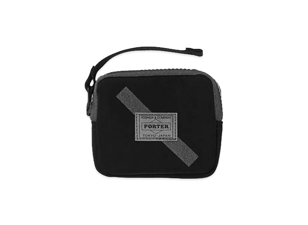 Saturdays NYC x PORTER Reflective Line Half Zip Wallet "Black"