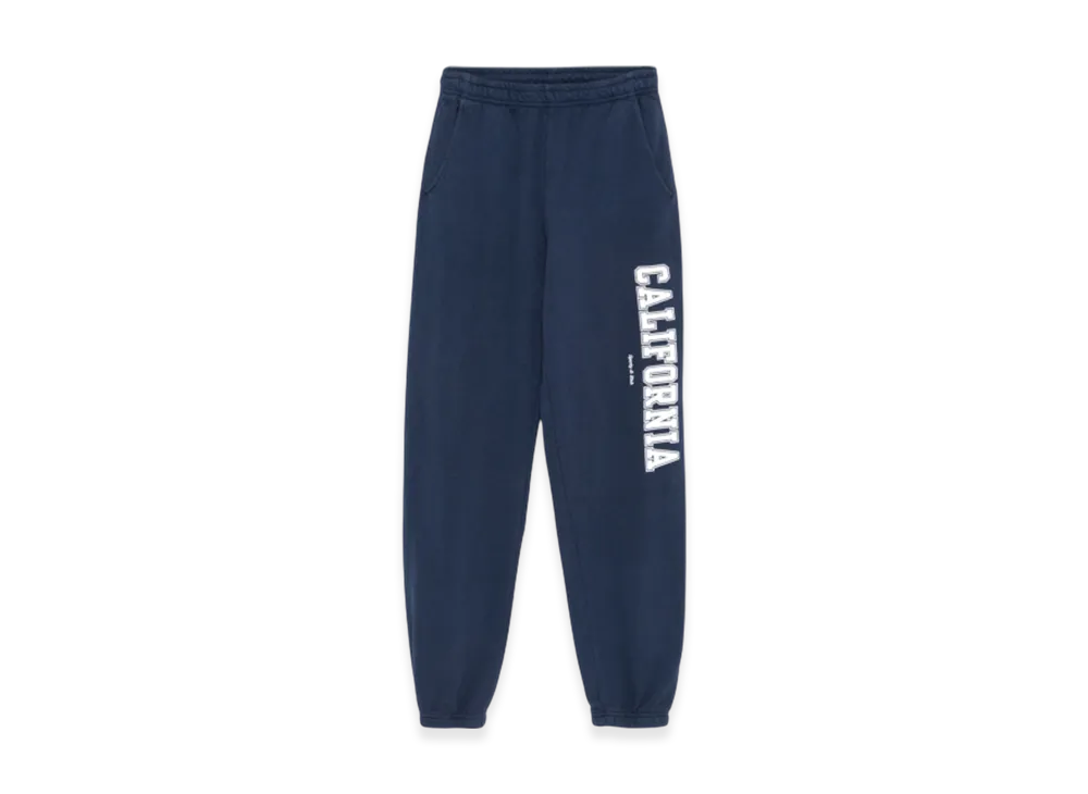 Sporty&Rich California Track Pants "Navy White"