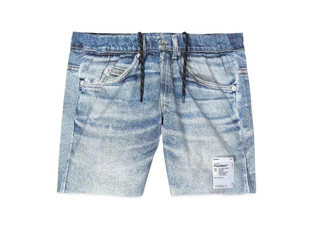 SATISFY PeaceShell 5 Unlined Shorts "Denim"