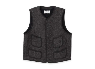 Schott Beach Cloth Vest "Navy"