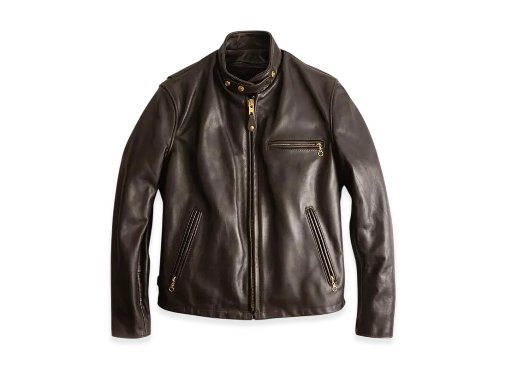 Schott 141 Single Riders Jacket Brown Big Size "Brown"