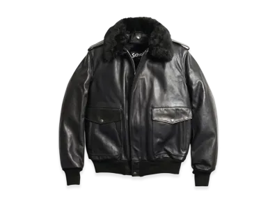 Schott 184SM A-2 Leather Flight Jacket Big Size "Black"