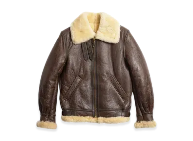 Schott 257S B-3 Sheepskin Bomber Jacket Big Size "Brown"