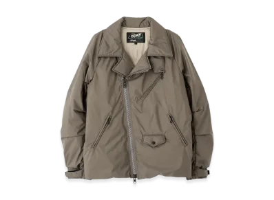 Schott x NANGA Aurora Double Breast Down Jacket "Sage"