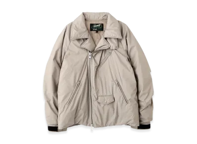 Schott x NANGA Aurora Double Breast Down Jacket "Beige"