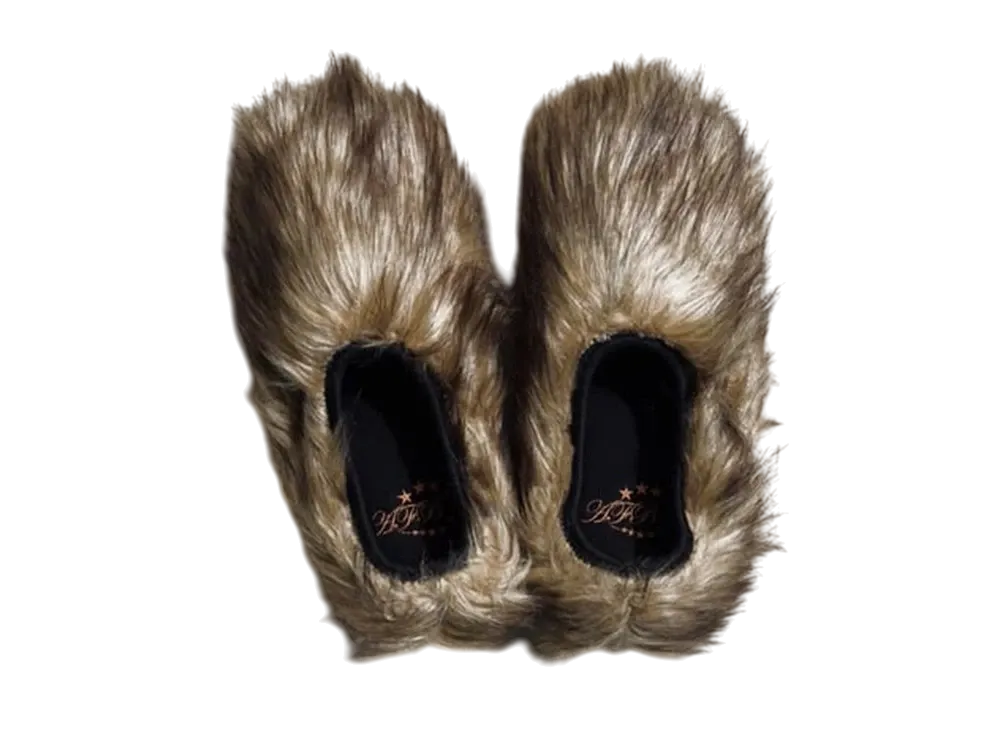 AFB × SUBU Fur Mule "Brown"