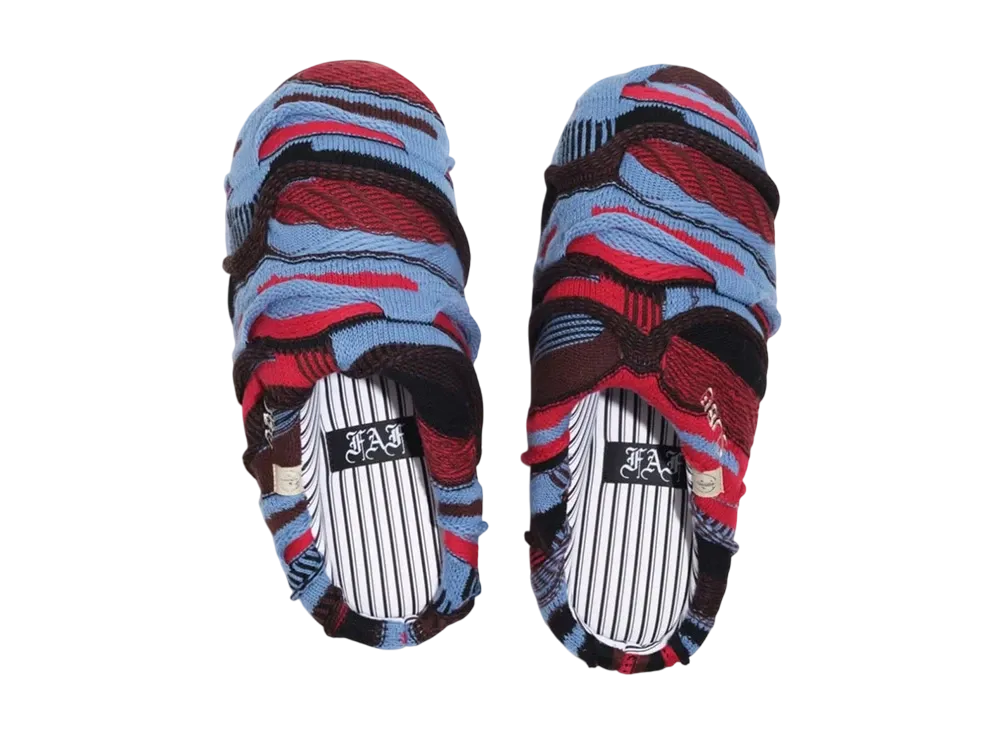 FAF × SUBU 3D Knit Sandals "Blue"