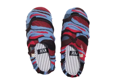 FAF × SUBU 3D Knit Sandals "Blue"