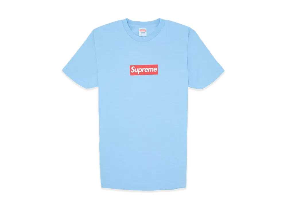 Supreme 20th Anniversary Box Logo Tee "Light Blue"