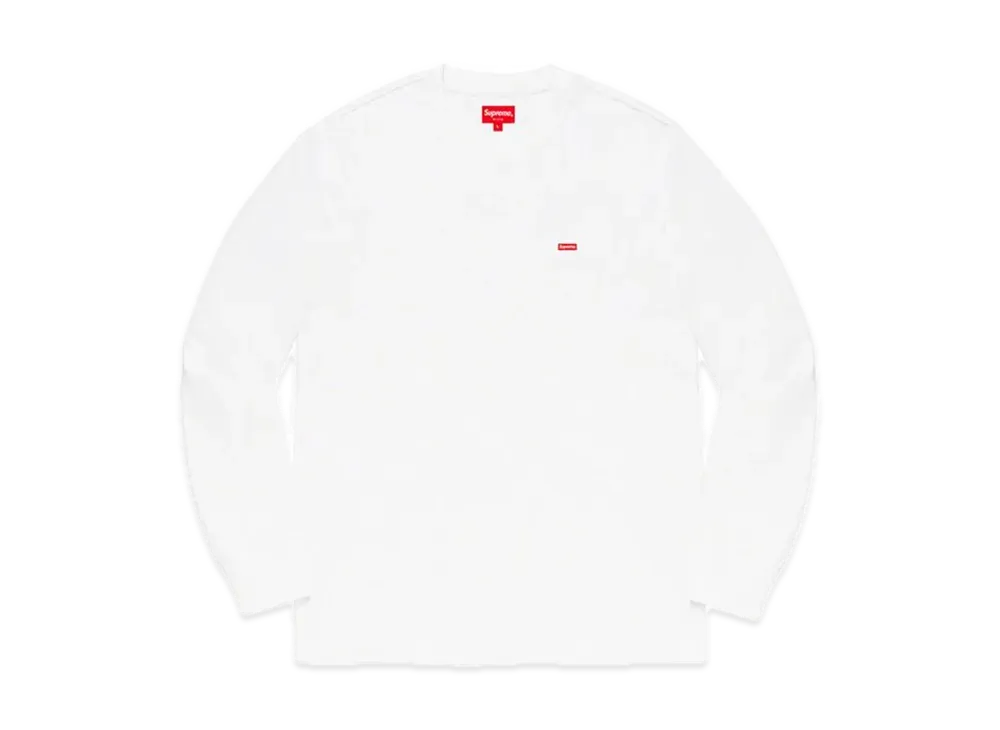 Supreme Small Box L/S Tee "White" (20FW)
