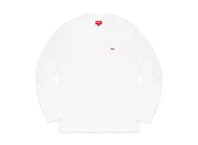 Supreme Small Box L/S Tee "White" (20FW)