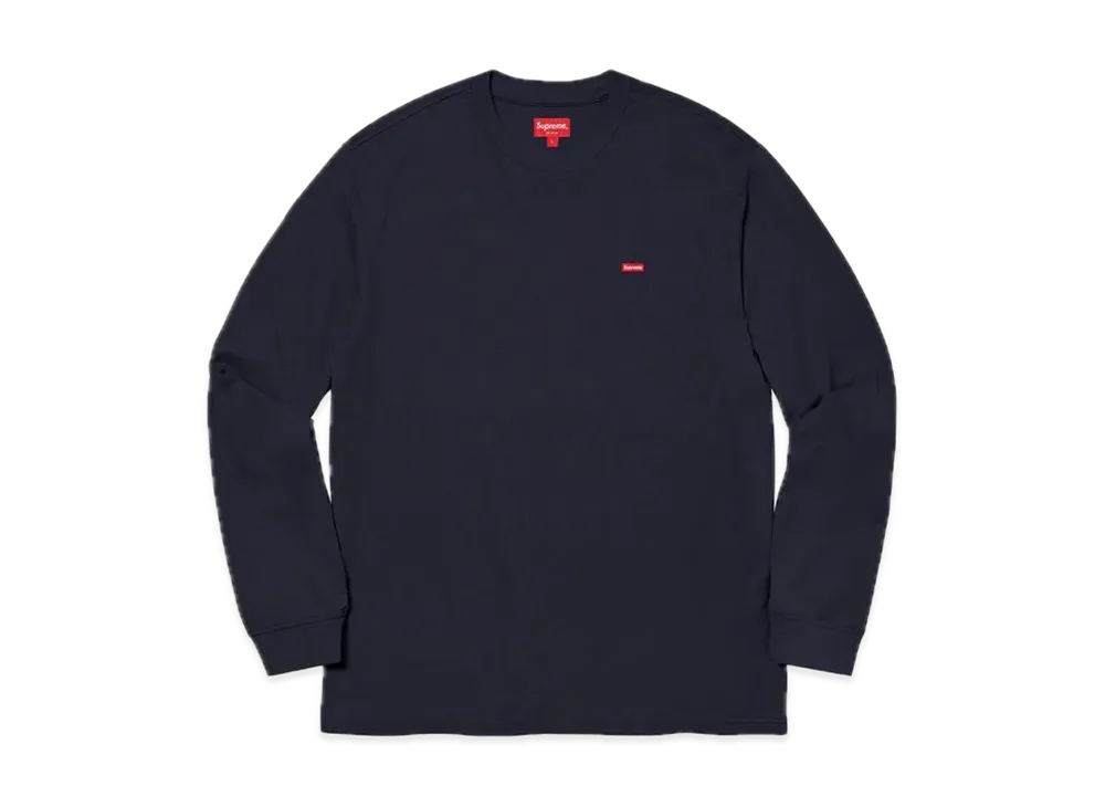 Supreme Small Box L/S Tee "Navy" (20FW)