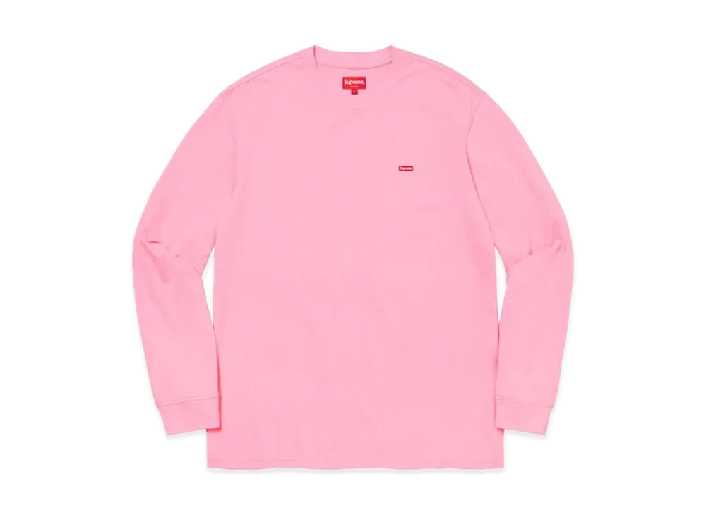 Supreme Small Box L/S Tee "Pink" (20FW)