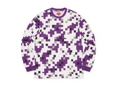 Supreme Small Box L/S Tee "Purple Digi Camo" (20FW)