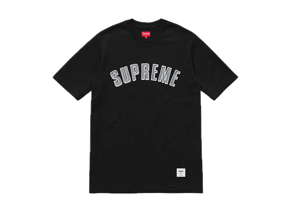 Supreme Printed Arc S/S Top "Black"