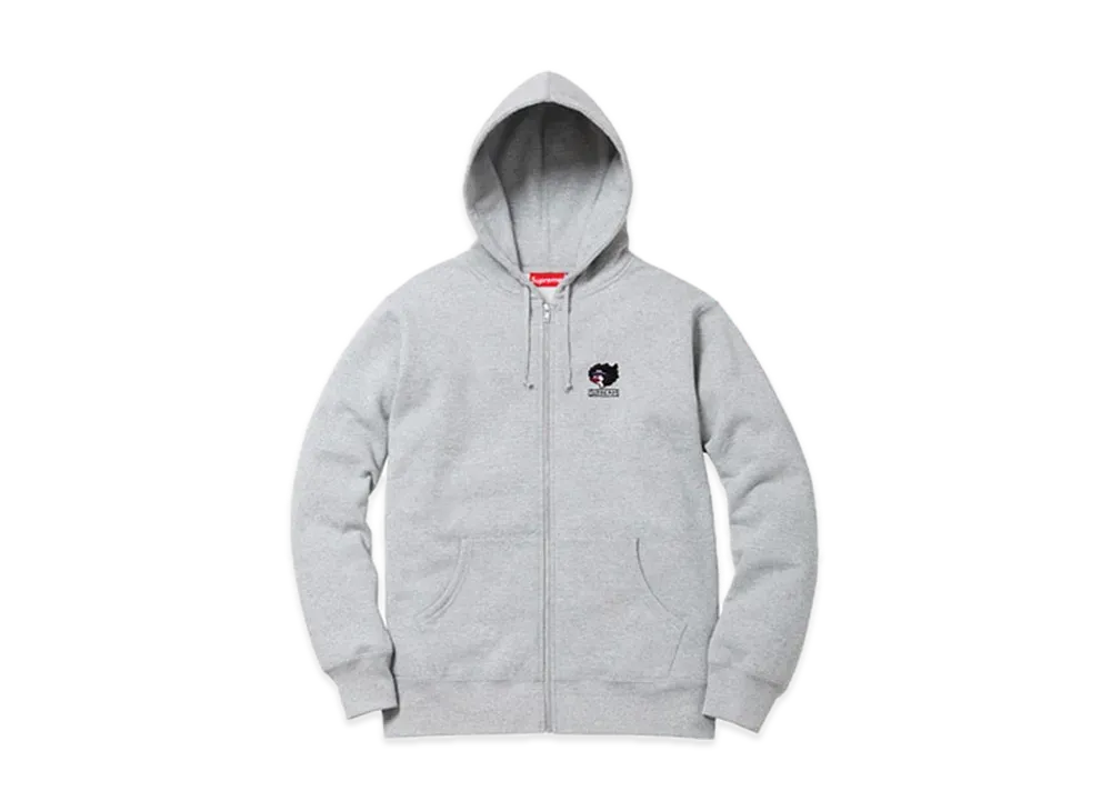 シュプリーム ゴンズ ラム ジップアップ スウェットシャツ "ヘザーグレー"