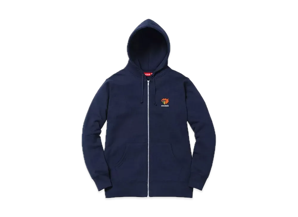 Supreme Gonz Ramm Zip Up Sweatshirt "Navy"
