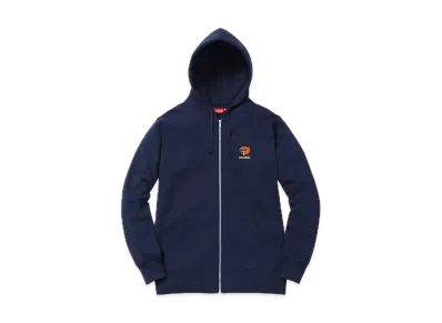 Supreme Gonz Ramm Zip Up Sweatshirt "Navy"