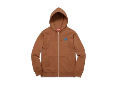 Supreme Gonz Ramm Zip Up Sweatshirt "Brown"