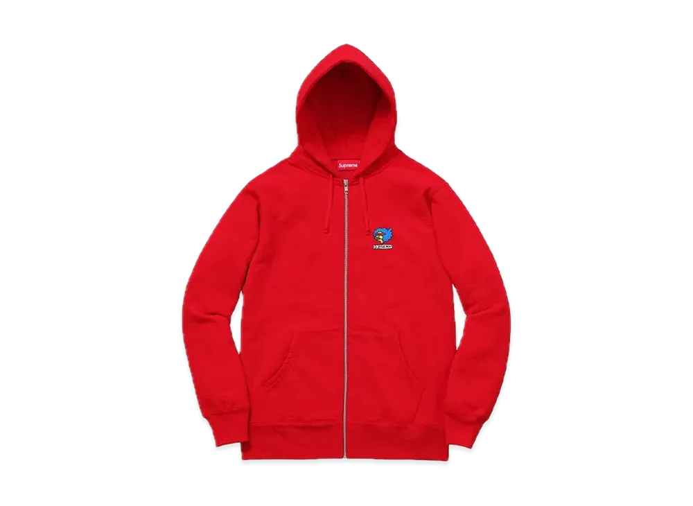 Supreme Gonz Ramm Zip Up Sweatshirt "Red"