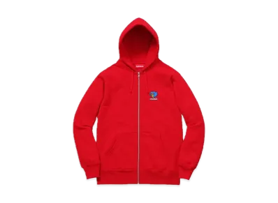 Supreme Gonz Ramm Zip Up Sweatshirt "Red"