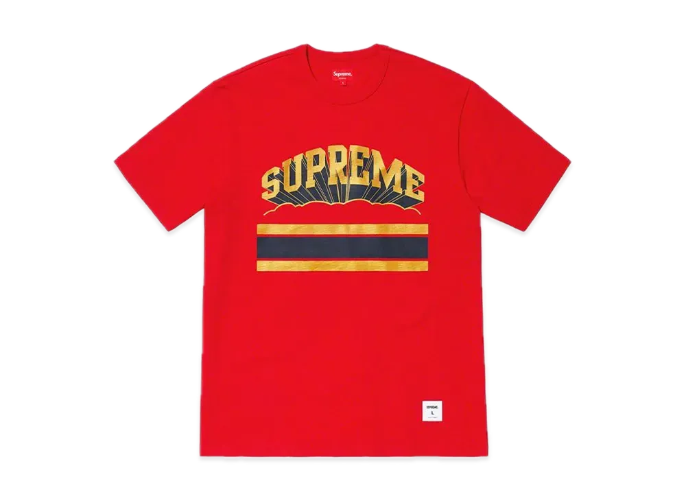 Supreme Cloud Arc Tee "Red"