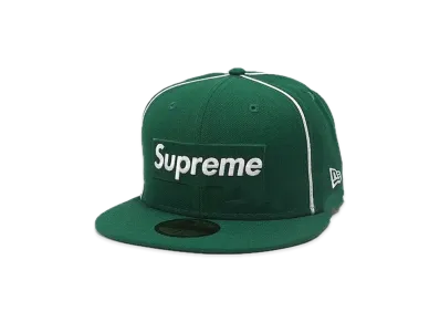 Supreme Box Logo Piping New Era "Green"