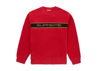 Supreme Polartec Crewneck "Red"