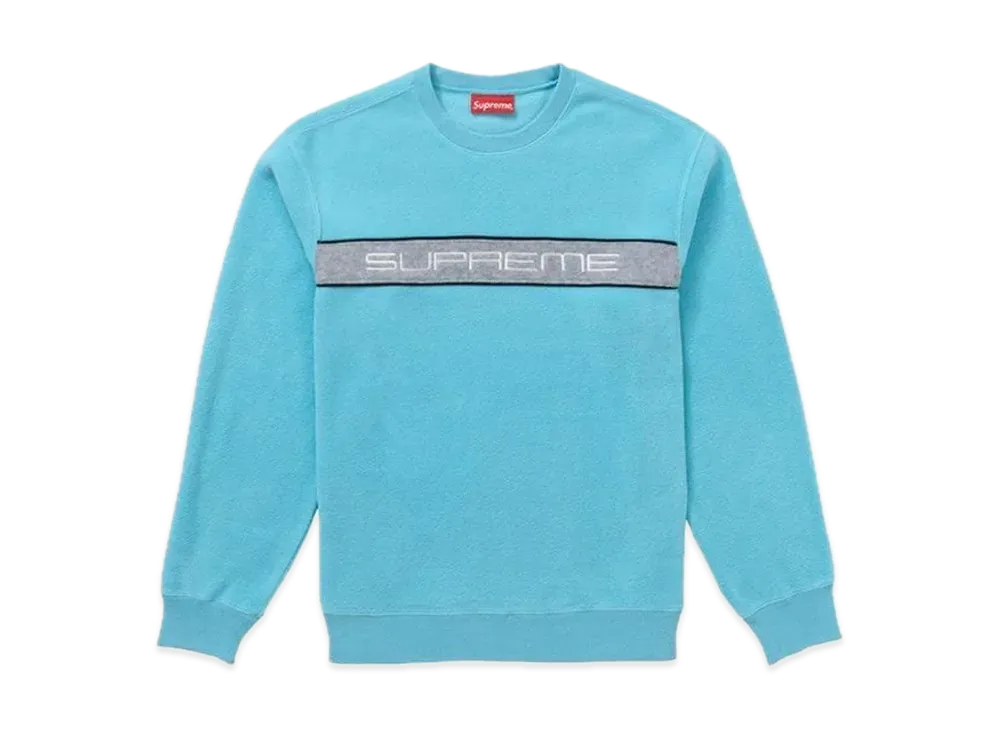Supreme Polartec Crewneck "Light Blue"