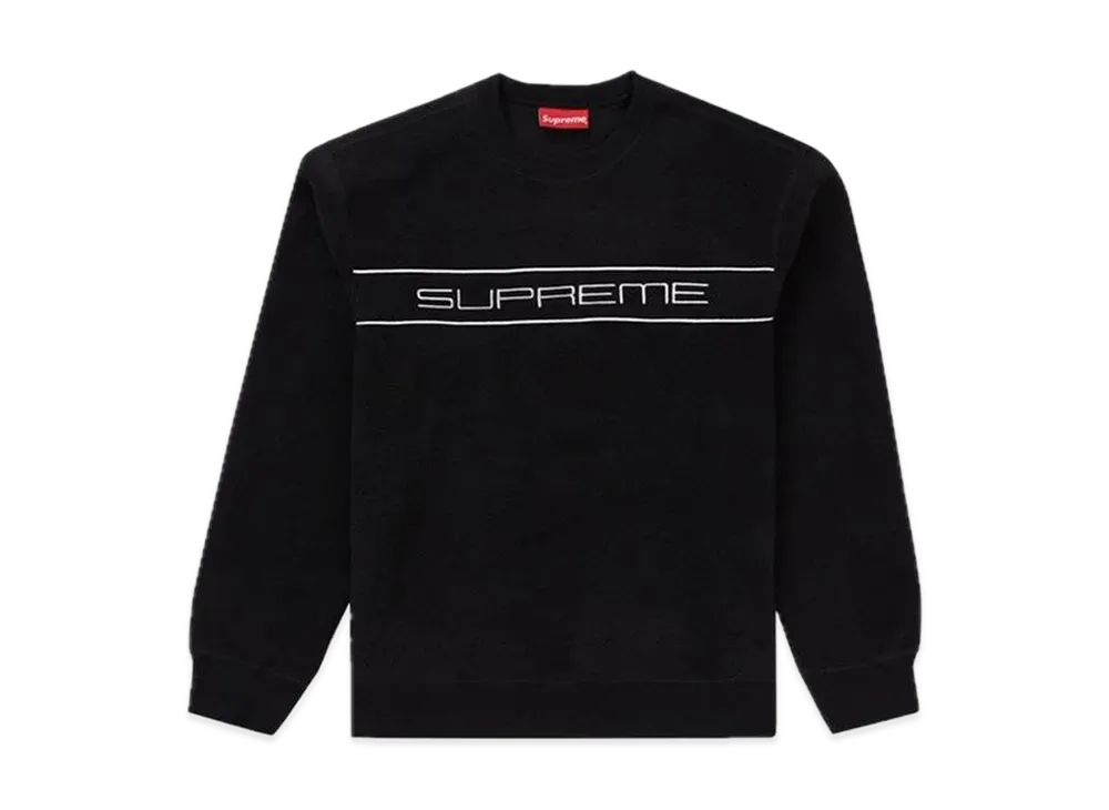 Supreme Polartec Crewneck "Black"