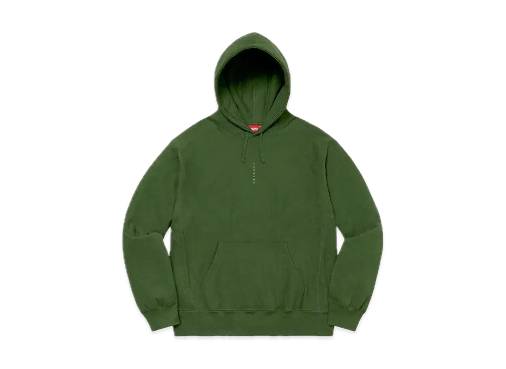 Supreme Micro Logo Hooded Sweatshirt "Green"