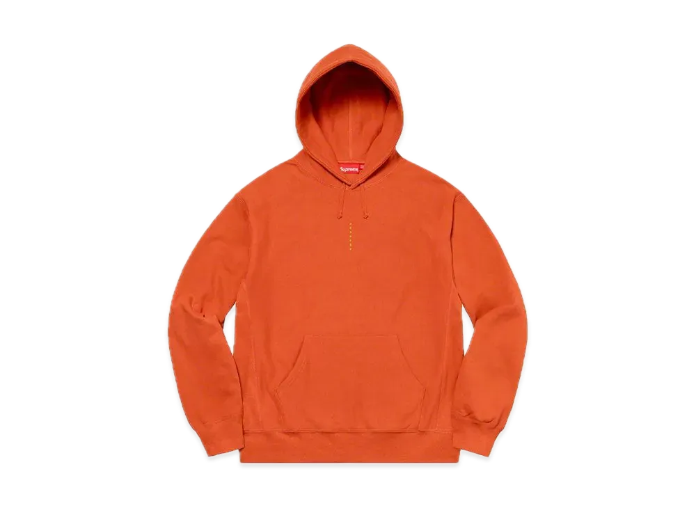 Supreme Micro Logo Hooded Sweatshirt "Burnt Orange"