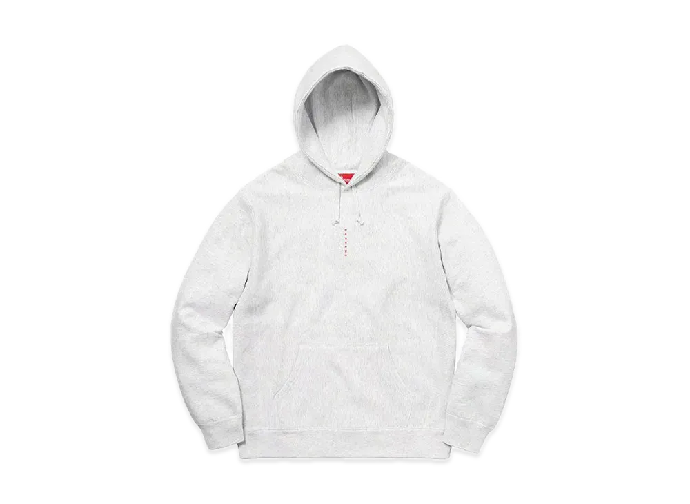 Supreme Micro Logo Hooded Sweatshirt "Ash Grey"