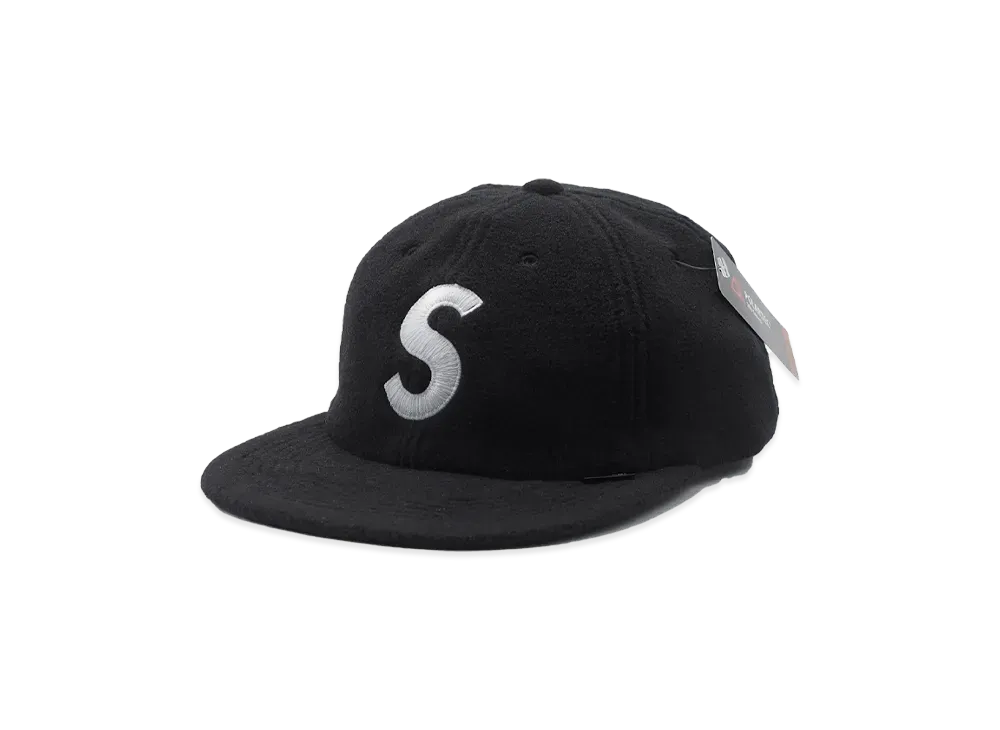 Supreme Polartec S Logo 6-Panel Hat "Black"
