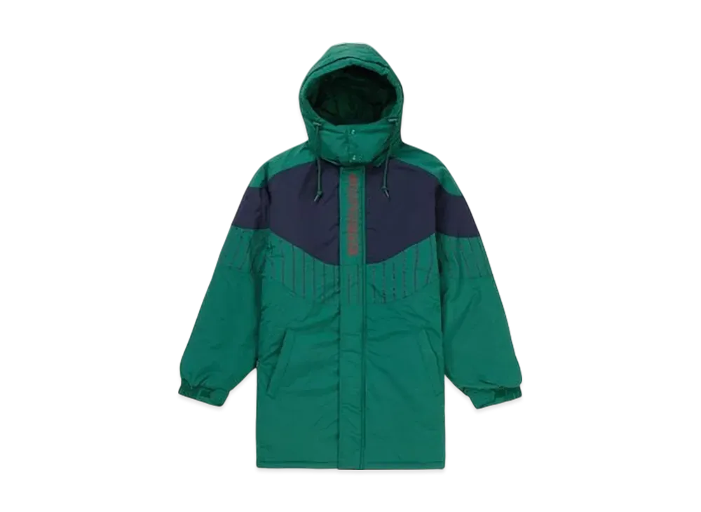 Supreme Pinstripe Panel Sports Parka "Green"