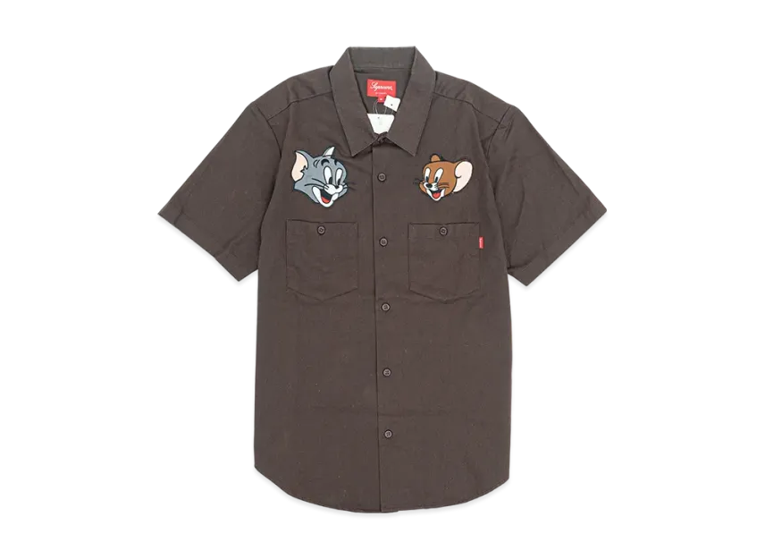 Supreme Tom & Jerry S/S Work Shirt Supreme Tom & Jerry S/S Work Shirt