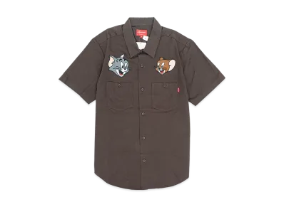 Supreme Tom & Jerry S/S Work Shirt "Brown"