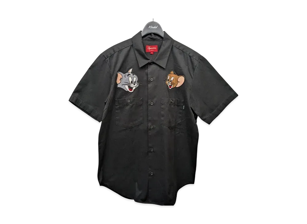 Supreme Tom & Jerry S/S Work Shirt "Black"