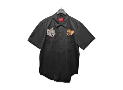 Supreme Tom & Jerry S/S Work Shirt "Black"