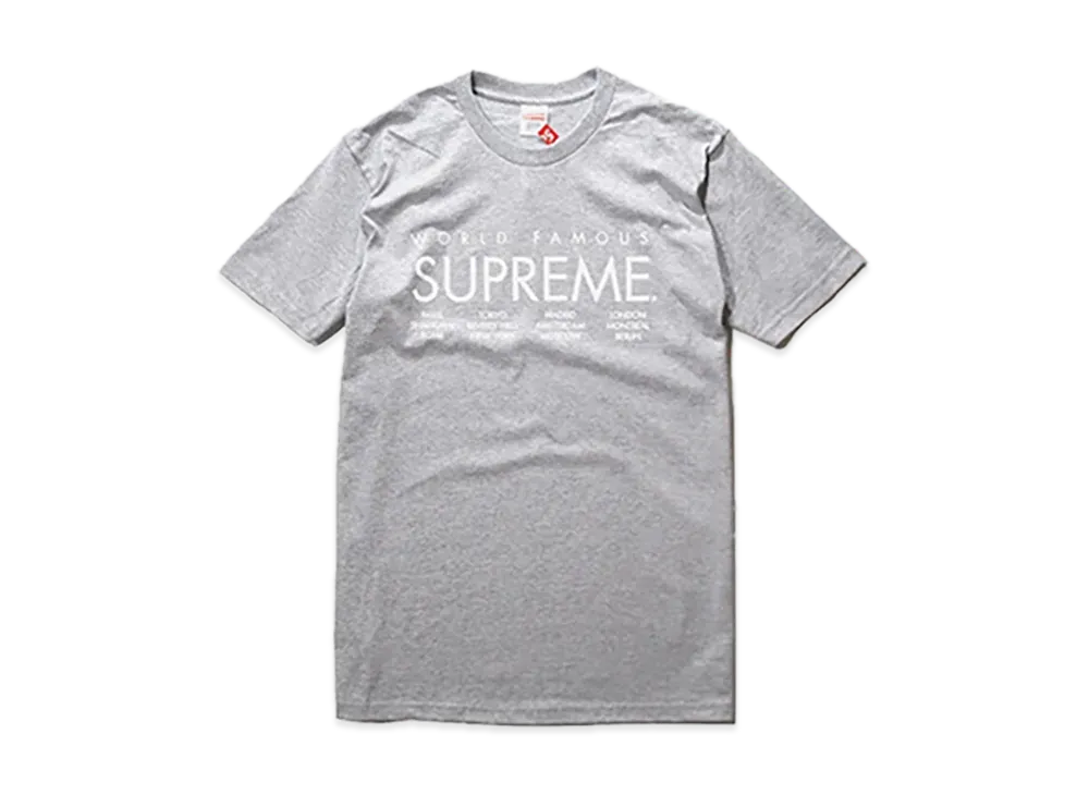 Supreme International Tee "Heather Grey"