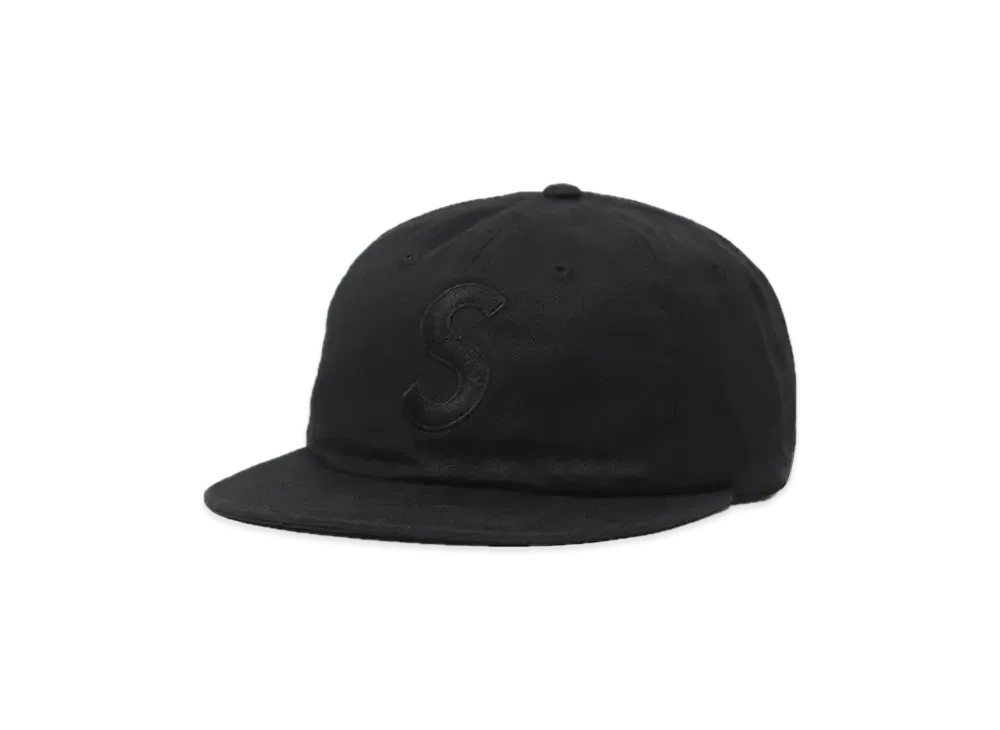 Supreme Tonal S Logo 6-Panel "Black"